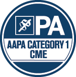 AAPA logo of dark blue and white